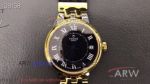 JY Factory Tudor Clair De Rose 35800 Black Dial Leather Strap 34mm 8200 Women's Watch